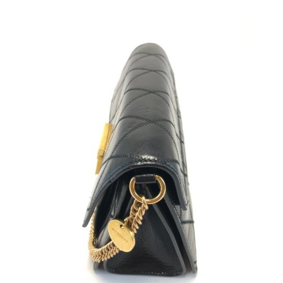 GIVENCHY Gv3 Small Quilted Black Goat Skin Leather Shoulder Bag - Picture 5 of 11